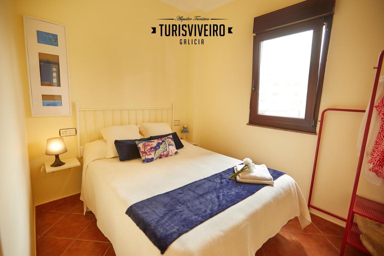Casa En La Playa De Area Con Finca Privada Viveiro Esterno foto